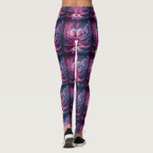 Roze landschap Leggings (Achterkant)