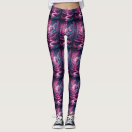 Roze landschap Leggings