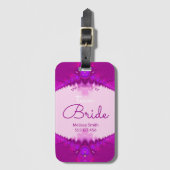 Roze landstijlteam - Bagage iD-Labels Bagagelabel (Voorkant (verticaal))