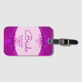 Roze landstijlteam - Bagage iD-Labels Bagagelabel (Voorkant (horizontaal))