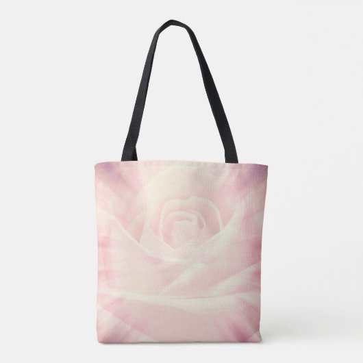 Roze landtekening tote bag (Achterkant)