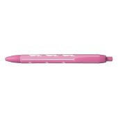 Roze Lang Haar Dachshund Ink Pen Dachshund Moms (Achterkant)