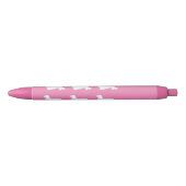 Roze Lang Haar Dachshund Ink Pen Dachshund Moms (Voorkant)