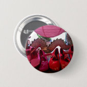 Roze lantaarn, draak en zijderoute — Button voor d (Voorkant /achterkant)