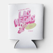 Roze Las Vegas vrijgezellenfeest Blikjeskoeler (Voorkant)