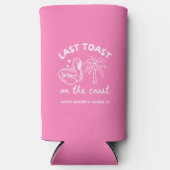 Roze Last Toast Bachelorette Party Kan Koeler (Voorkant)