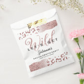 Roze Laten we Wild Animal Print Bachelorette Bach Bedankzakje (Gezegeld)