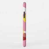 Roze Latijnse Geometrische Polka Dots Patroon Case-Mate iPhone Case (Achterkant/rechts)