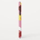 Roze Latijnse Geometrische Polka Dots Patroon Case-Mate iPhone Case (Achterkant/links)