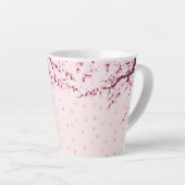 Roze latte Mok (Rechterhoek)