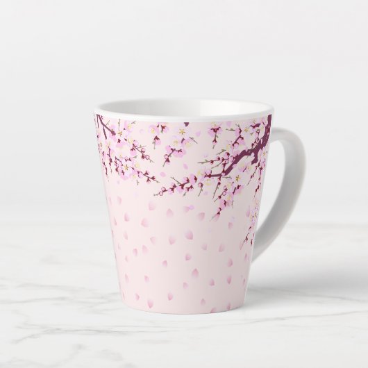 Roze latte Mok (Rechterhoek)
