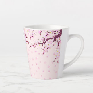 Roze latte Mok