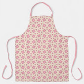 Roze Lattice Geometrisch Patroon Schort (Voorkant)