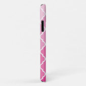 Roze Latticework, Ombre, Quatrefoil, Trellis Case-Mate iPhone Case (Achterkant/rechts)