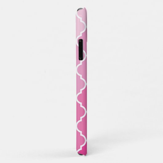 Roze Latticework, Ombre, Quatrefoil, Trellis Case-Mate iPhone Case (Achterkant/rechts)