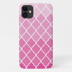 Roze Latticework, Ombre, Quatrefoil, Trellis Case-Mate iPhone Case