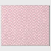 Roze Latticework, Quatrefoil, Marokkaanse Trellis Cadeaupapier (Vlak)