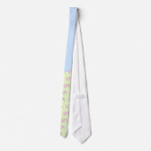 Roze Laughing Elephant Stropdas (Achterkant)