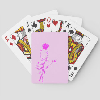 Roze lauw afspeelkaarten pokerkaarten