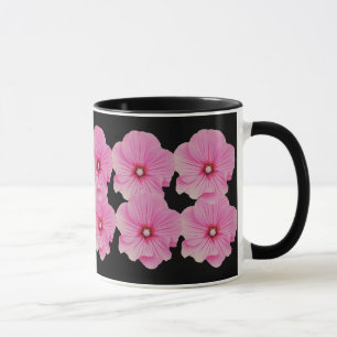 Roze Lavateras Design Mok