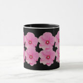 Roze Lavateras Design Mok (Midden)