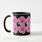 Roze Lavateras Design Mok (Links)
