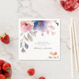 Roze Lavendel Bloemen Christelijk Bijbelvers Bruil Servet