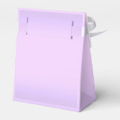 Roze Lavendel Bruiloft Favor Box Bedankdoosjes (Achterkant)