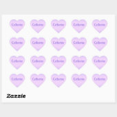 Roze Lavendel Catherine Heart Sticker (Vel)