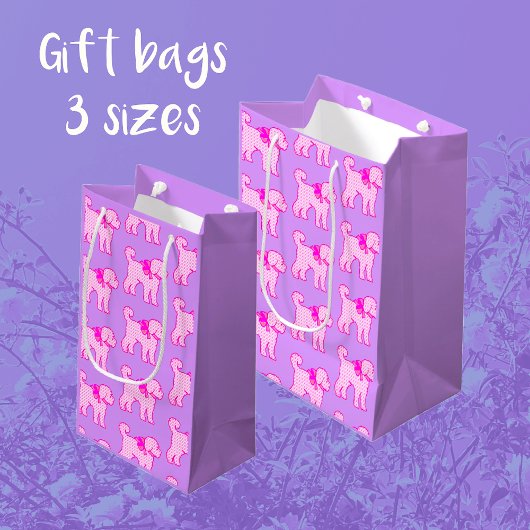 Roze Lavendel Doodle Hond Schattige Fun Accent Kussen