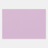 Roze Lavendel Effen Kleur Inpakpapier Vel (Voorkant)