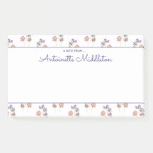  roze lavendel Floral Waterverf Aangepast