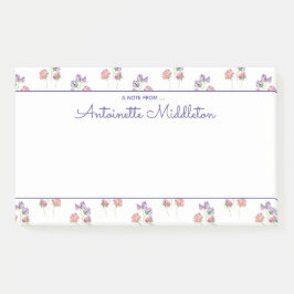  roze lavendel Floral Waterverf Aangepast Post-it® Notes