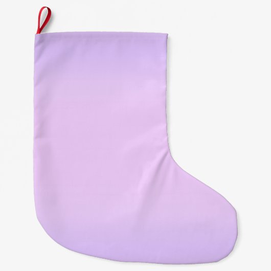 Roze Lavendel Grote Kerstsok (Voorkant)