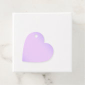 Roze Lavendel Hart Bedankjes Labels (In situ)