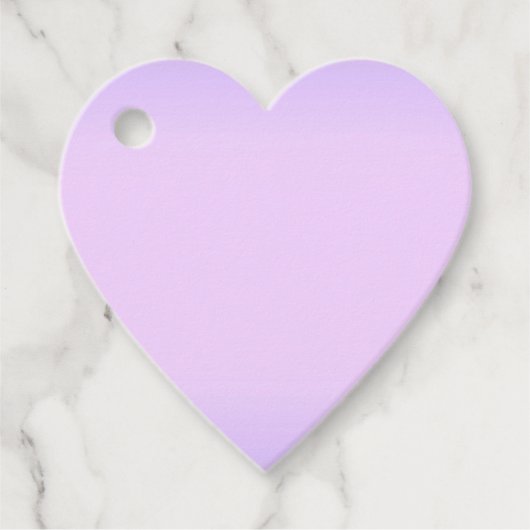 Roze Lavendel Hart Bedankjes Labels (Voorkant)