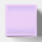 Roze Lavendel Hart Bruiloft Bedankdoosjes (Bovenkant)