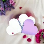 Roze Lavendel Hart Notitieboek