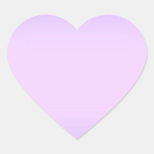 Roze lavendel hart sticker (Voorkant)