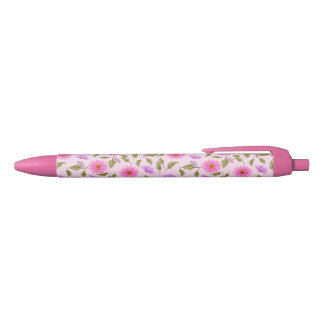 Roze Lavendel Kantige Daisy Pen