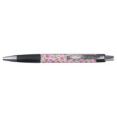 Roze Lavendel Kantige Daisy Pen II (Achterkant)