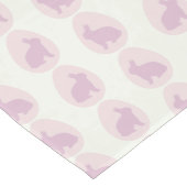 Roze & Lavendel Konijn Ei Patroon Medium Tafelloper (Hoek)