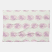 Roze & Lavendel Konijn Ei Patroon Theedoek (Horizontaal)