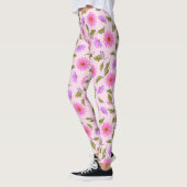 Roze Lavendel Lacy Daisy Leggings (Links)
