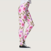 Roze Lavendel Lacy Daisy Leggings (Rechts)