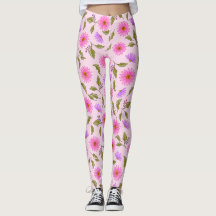 Roze Lavendel Lacy Daisy Leggings