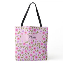 Roze Lavendel Lacy Daisy Tote Tas
