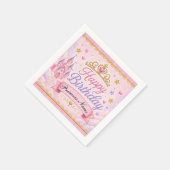 Roze Lavendel Prinses Servet (Hoek)
