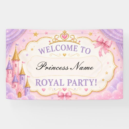 Roze Lavendel Prinses Spandoek (Horizontaal)