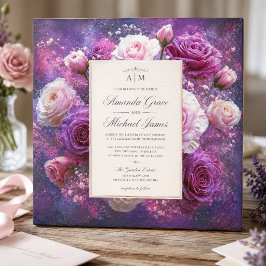 Roze Lavendel Roos Boeket Decoupage Tissuepapier